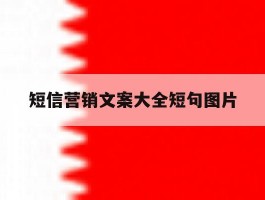 短信营销文案大全短句图片