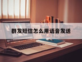 群发短信怎么用语音发送