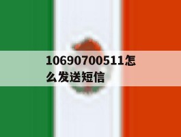 10690700511怎么发送短信