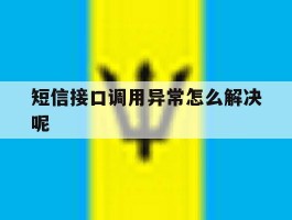 短信接口调用异常怎么解决呢